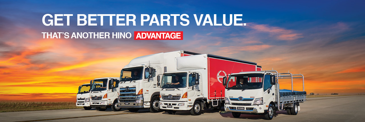 Hino Genuine Parts: Your guarantee of long term performance.