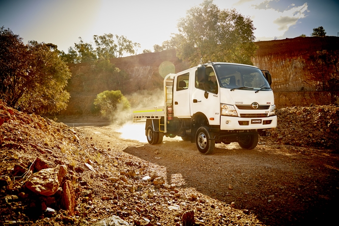 Tried, Tested and Proven for Australia the Hino 300 Series 4x4