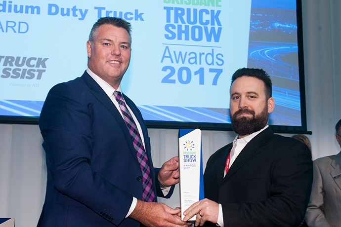 Hino honoured with award at Brisbane truck show